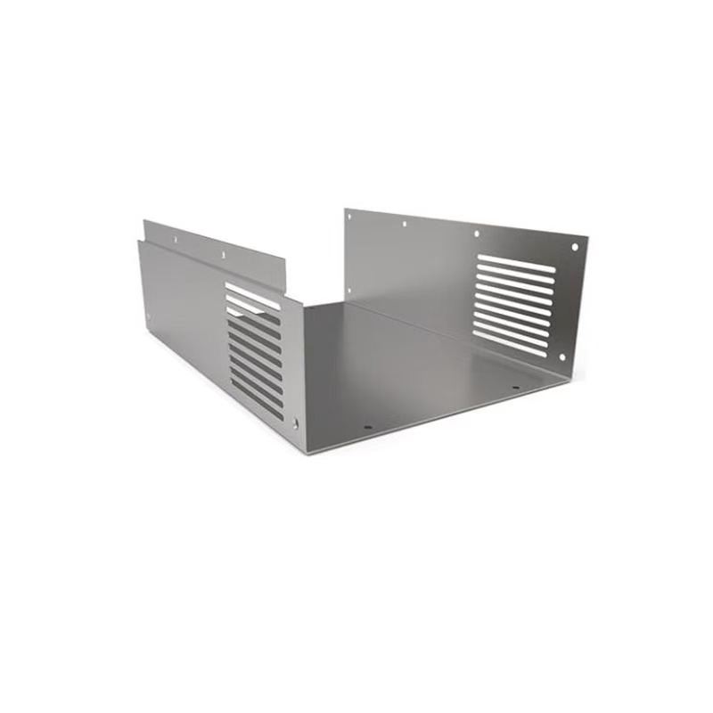 Vented chassis body with louvered cooling slots